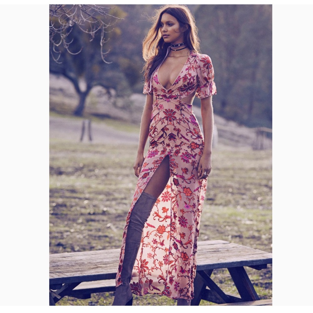 For Love and Lemons Saffron Maxi Dress